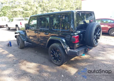 2024 Jeep Wrangler Sahara 4Xe из США, поврежденный, VIN 1C4RJXP68RW306655